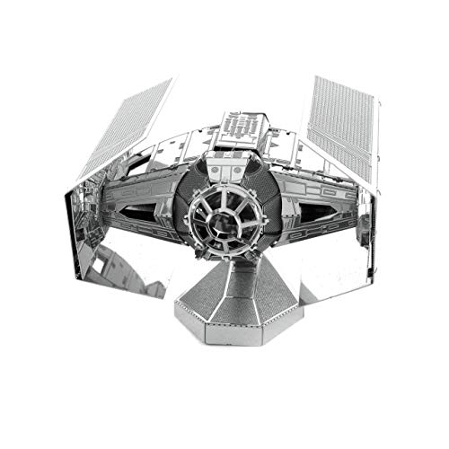 Fascinations MMS253 - Metal Earth 502664 - Star Wars Darth Vader's TIE Fighter™, lasergeschnittener 3D-Konstruktionsbausatz, 2 Metallplatinen, ab 14 Jahren von Metal Earth