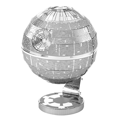 Fascinations MMS278 Metal Earth Metallbausätze - Star Wars Death Star™ (Todesstern), lasergeschnittener 3D-Konstruktionsbausatz, 3D Metall Puzzle, DIY Modellbausatz mit 2 Metallplatinen, ab 14 Jahre von Metal Earth