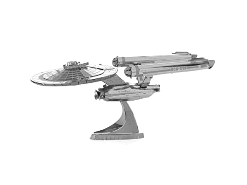 Fascinations MMS280 - Metal Earth 502670 - Star Trek Starship Enterprise NCC-1701, lasergeschnittener 3D-Konstruktionsbausatz, 2 Metallplatinen, ab 14 Jahren von Metal Earth