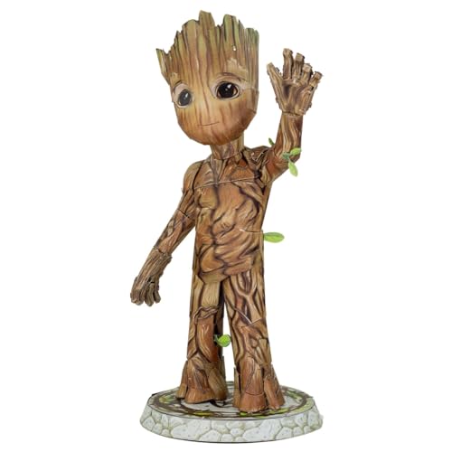 Fascinations MMS500 Metal Earth Metallbausätze - Marvel Guardians of the Galaxy Groot, lasergeschnittener 3D-Konstruktionsbausatz, 3D Metall Puzzle, DIY Modellbausatz mit 3 Metallplatinen, ab 14 Jahre von Metal Earth