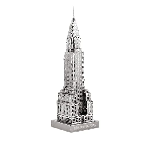 Fascinations Metal Earth ICX014 - 502881, Chrysler Building, Konstruktionsspielzeug, 1 Metallplatine, ab 14 Jahren von Metal Earth