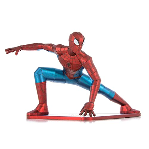 Fascinations MMS474 Metal Earth Metallbausätze - Marvel Avengers Spider Man, lasergeschnittener 3D-Konstruktionsbausatz, 3D Metall Puzzle, DIY Modellbausatz mit 3 Metallplatinen, ab 14 Jahre von Metal Earth