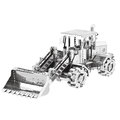 Metal Zone Bulldozer 3D-Puzzle aus Metall, Modellbausatz für Baumaschinen, 3D-Metallpuzzle von Fahrzeugen, 3D-Puzzle für Erwachsene, 8,8 x 3,5 x 3,7 cm von Metal Zone