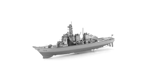 Metal Zone Burke Class Destroyer 3D-Puzzle aus Metall, Modellbausatz Zerstörer, Kriegsschiff, 3D-Metallpuzzle für Erwachsene, 14,2 x 4,6 x 1,7 cm von Metal Zone