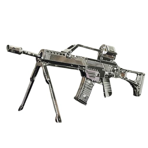 Metal Zone HK G36 3D-Puzzle aus Metall, Modellbausatz Gewehr Modell 36 zum Zusammenbauen, 3D-Metallpuzzle für Erwachsene, 18,1 x 6 x 6,4 cm von Metal Zone