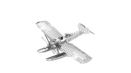 Metal Zone Hansa-Brandenburg W.29 3D-Metallpuzzle Kampfflugzeuge Modellbausatz 3D-Metallpuzzle Flugzeuge 3D-Metallpuzzle für Erwachsene 10 x 14,2 x 3,3 cm von Metal Zone