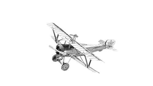 Metal Zone Nieuport 17 3D-Metallpuzzle Kampfflugzeuge 3D-Metallpuzzle Flugzeuge 3D-Metallpuzzle für Erwachsene 11,3 x 9,9 x 4,8 cm von Metal Zone