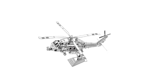 Metal Zone Rettungshubschrauber, 3D-Puzzle, Metall, Such- und Rettungsmodelle im Meer, Flugzeuge, 3D-Metallpuzzle für Erwachsene, 14,8 x 12,2 x 7 cm von Metal Zone