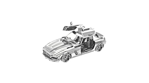 Metal Zone Sport mit Möwenflügeln, 3D-Puzzle, Auto, Metall, Modellauto, Metall, 3D-Puzzle für Fahrzeuge, 3D-Metallpuzzle für Erwachsene, 13 x 7,1 x 5,4 cm von Metal Zone