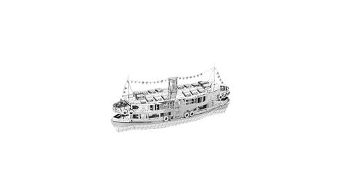 Metal Zone Touristisches Schiff, 3D-Puzzle, Metall, Modell Star Ferry von Hongkong, 3D-Metallpuzzle für Erwachsene, 10,3 x 5 x 3,4 cm von Metal Zone