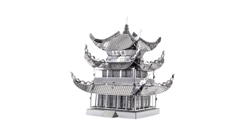 Metal Zone Yueyang Tower 3D Metall Puzzle 3D Japan Metall Puzzle 3D Architektur Metall 3D Puzzle für Erwachsene von Metal Zone