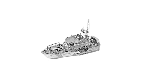 Metal Zone Rettungsschiff 3D-Puzzle aus Metall, Modellschiff, Metallrettung, 3D-Metallpuzzle für Erwachsene, 14,5 x 9,3 x 4,5 cm von Metal zone