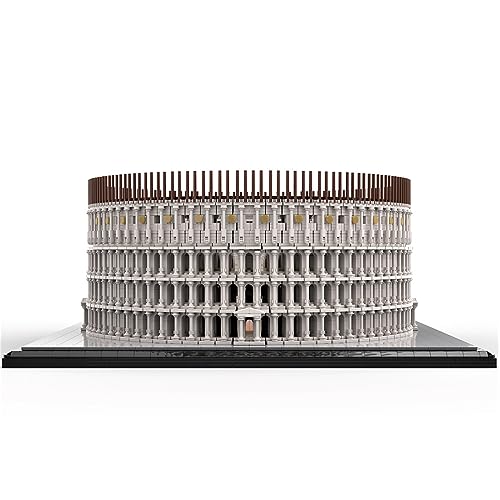 Metalakaer Ancient Rome Colosseum Building Kit, MOC-58811 Colosseum Architecture Modular House Building Blocks Model Set - 11371 Pieces von Metalakaer