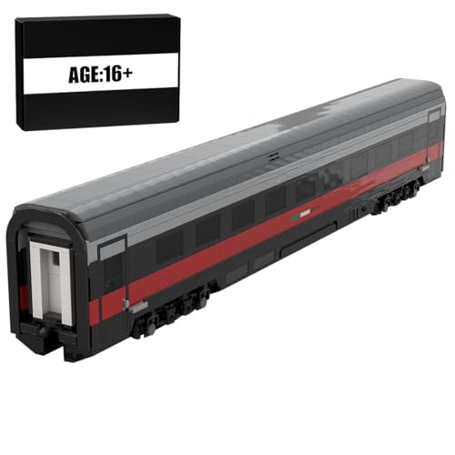 Metalakaer Dampf Lokomotive Bauen Blocksatz für Erwachsene, Italienische FS Klasse ETR 500 Lokomotive Display Kit für Geschenk Verschenken (Statische Version/1208PCS) von Metalakaer