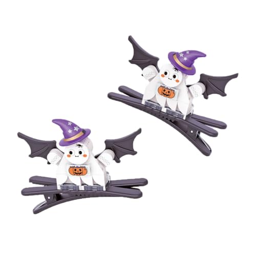 Metalakaer Mini-Partikel DIY Halloween Haarspangen Gespenster Haarspangen Spaß Bauklotz Spielset - 20 Teile von Metalakaer