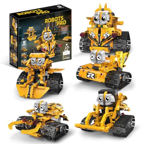 Metalakaer Mond Roboter STEM Projekte Multi-Form Programmierbare Bausteine Set, Programmierbare Controller Roboter, Lernen & Lernspielzeug (Dynamische Version/269PCS) von Metalakaer