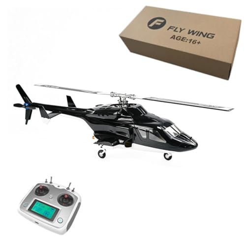 Metalakaer RC Hubschrauber für Erwachsene, FW450L Airwolf 450 -Klasse 2.4G RC Militärhubschrauber mit GPS-Ortung, Vier Flugmodi (RTF Version/Right-Hand Flight Control) von Metalakaer