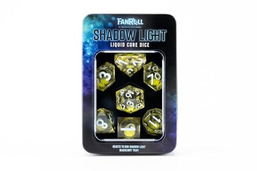 FanRoll Metallic Dice Games Shadow Light UV-reaktives Elixier mit flüssigem Kern von Metallic Dice Games