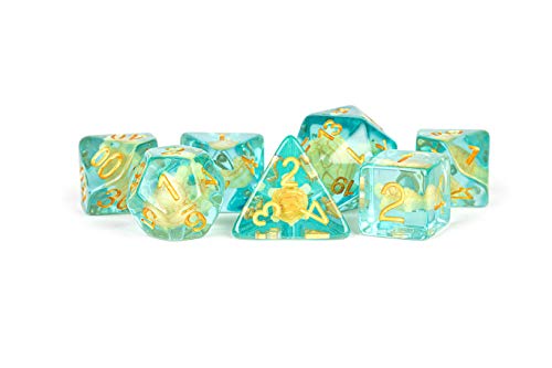 FanRoll by Metallic Dice Games DND-Würfel-Set, Kunstharz, 16 mm, Schildkrötenwürfel, Rollenspielwürfel für Dungeons and Dragons FanRoll by Metallic Dice Games DND-Würfel-Set, Kunstharz, 16 mm, Schildkrötenwürfel, Rollenspielwürfel für Dungeons and Dragons von Metallic Dice Games