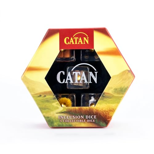 FanRoll kompatibel mit Catan Inclusion Würfeln, 5 Stück von Metallic Dice Games