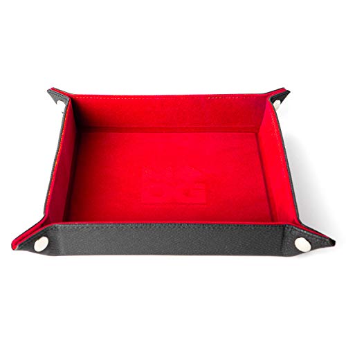 Folding Dice Tray: Red Velvet von Metallic Dice Games