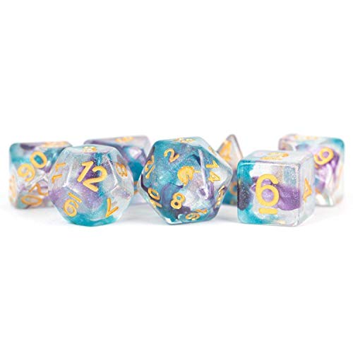 Metallic Dice Games LIC713 Unicorn-Fancy FAE Würfel, 7 Stück von Metallic Dice Games