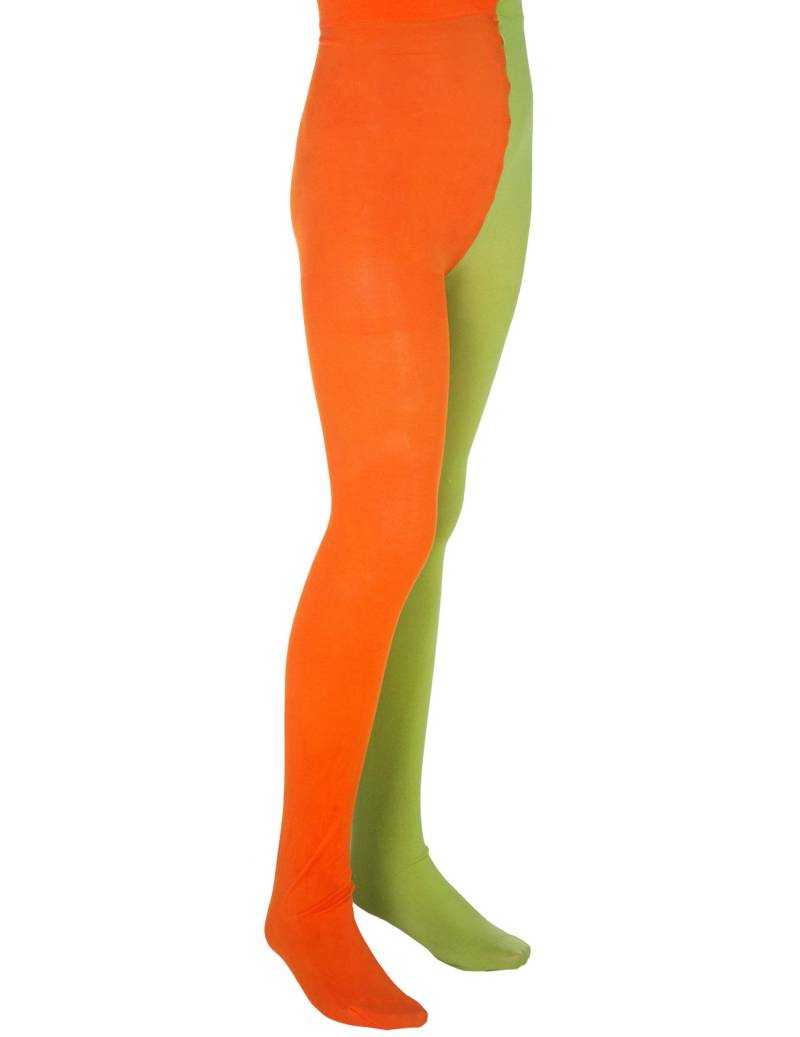 Pippi Langstrumpf Kinder-Strumpfhose Lizenzware orange-grün von METAMORPH GmbH