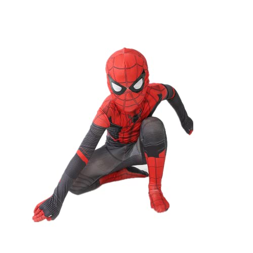 Metaparty Spiderman Kostüm für Kinder, Jumpsuit, Spiderman, Cosplay, Halloween-Kostüm, Kinder, Kostüm für (150) von Metaparty