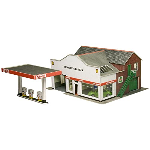 Metcalfe PO281 OO Gauge Petrol Station Cardboard Kit by Metcalfe von Metcalfe