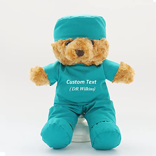 MeterBear Teddybär mit Personalisierter Text für Arzt Krankenschwester Geschenk Geschenke für Frauen Weihnachten Geburtstagsgeschenk ValentinsGeschenke für sie Besondere ValentinsGeschenkee (20cm) von MeterBear