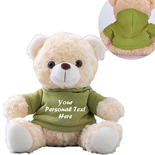 MeterBear Teddybär mit Personalisierter Text für ValentinsGeschenke für ihn Geschenke für Frauen Weihnachten Geburtstagsgeschenk ValentinsGeschenke für sie Besondere ValentinsGeschenkee (20cm) von MeterBear