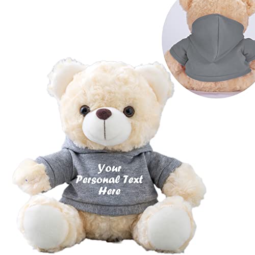 MeterBear Teddybär mit Personalisierter Text für ValentinsGeschenke für ihn Geschenke für Frauen Weihnachten Geburtstagsgeschenk ValentinsGeschenke für sie Besondere ValentinsGeschenkee (20cm) von MeterBear