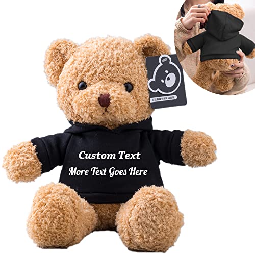 MeterBear Teddybär mit Personalisierter Text für ValentinsGeschenke für ihn Geschenke für Frauen Weihnachten Geburtstagsgeschenk ValentinsGeschenke für sie Besondere ValentinsGeschenkee (30cm) von MeterBear