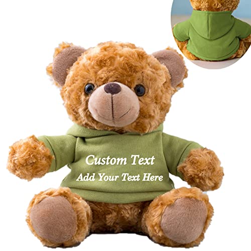 MeterBear Teddybär mit Personalisierter Text für ValentinsGeschenke für ihn Geschenke für Männer Weihnachten Geburtstagsgeschenk ValentinsGeschenke für sie Besondere ValentinsGeschenkee (25cm) von MeterBear