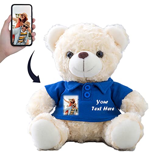 Personalisierter Geschenke Teddybär mit Text+Foto ValentinsGeschenke für sie Geschenke für Männer Weihnachten Geburtstagsgeschenk für Männer Es Mir Leid Geschenke für sie (20cm) von MeterBear