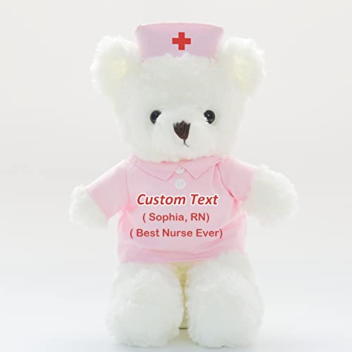 Personalisierter Geschenke Teddybär mit Text als Arzt Geschenk Geschenke für Männer Weihnachten Geburtstagsgeschenk für Männer Es Mir Leid Geschenke für sie (25cm) von MeterBear