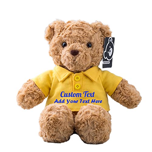 Personalisierter Geschenke Teddybär mit Text als ValentinsGeschenke für sie Geschenke für Männer Weihnachten Geburtstagsgeschenk für Männer Es Mir Leid Geschenke für sie (26cm) von MeterBear