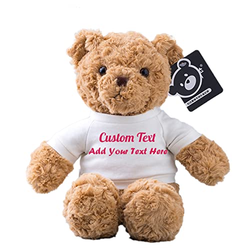 Personalisierter Geschenke Teddybär mit Text als ValentinsGeschenke für sie Geschenke für Männer Weihnachten Geburtstagsgeschenk für Männer Es Mir Leid Geschenke für sie (26cm) von MeterBear