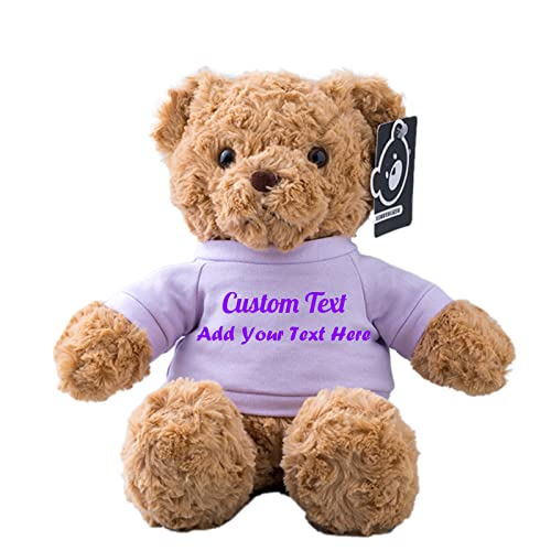 Personalisierter Geschenke Teddybär mit Text als ValentinsGeschenke für sie Geschenke für Männer Weihnachten Geburtstagsgeschenk für Männer Es Mir Leid Geschenke für sie (26cm) von MeterBear