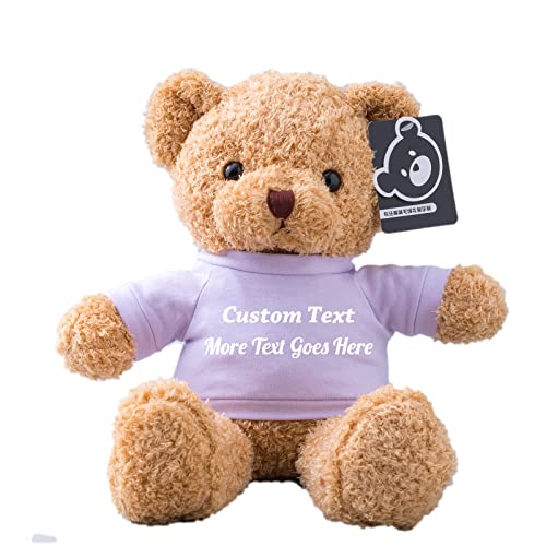 Personalisierter Geschenke Teddybär mit Text als ValentinsGeschenke für sie Geschenke für Männer Weihnachten Geburtstagsgeschenk für Männer Es Mir Leid Geschenke für sie (30cm) von MeterBear