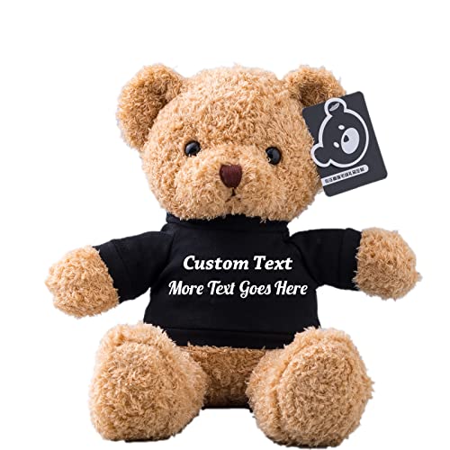 Personalisierter Geschenke Teddybär mit Text als ValentinsGeschenke für sie Geschenke für Männer Weihnachten Geburtstagsgeschenk für Männer Es Mir Leid Geschenke für sie (30cm) von MeterBear