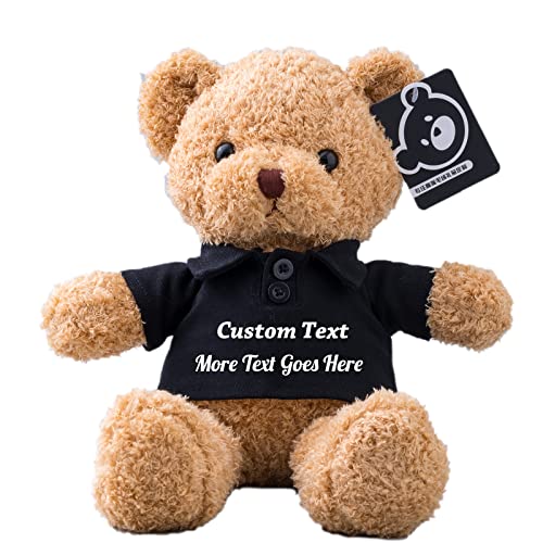 Personalisierter Geschenke Teddybär mit Text als ValentinsGeschenke für sie Geschenke für Männer Weihnachten Geburtstagsgeschenk für Männer Es Mir Leid Geschenke für sie (30cm) von MeterBear