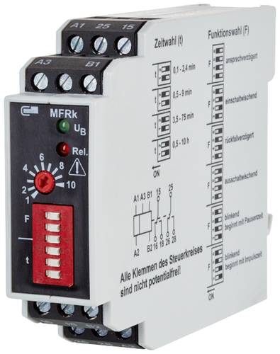 Metz Connect 110310412231 MFRk-E12 Zeitrelais Multifunktional 230 V/AC 1 St. 2 Wechsler von Metz Connect
