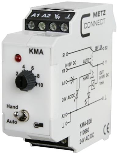 Metz Connect Analogwert-Geber 24, 24 V/AC, V/DC (max) 110660 1St. von Metz Connect