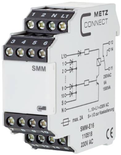 Metz Connect Sammelmeldemodul 230, 230 V/AC, V/DC (max) 1 Wechsler 110518 1St. von Metz Connect