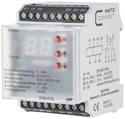 Metz Connect Überwachungsrelais 230 V/AC (max) 2 Wechsler 11027205 1St. von Metz Connect
