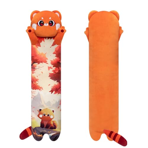 Mewaii 50CM Kuscheltier Plüschkissen Stofftiere Lang Rotem Panda Kuschelkissen,Süßes Plüschtier mit Ahornblatt Roter Panda, Umarmendes Plüschkissen,Weiches Spielzeug für Kinder Mewaii 50CM Kuscheltier Plüschkissen Stofftiere Lang Rotem Panda Kuschelkissen,Süßes Plüschtier mit Ahornblatt Roter Panda, Umarmendes Plüschkissen,Weiches Spielzeug für Kinder von Mewaii