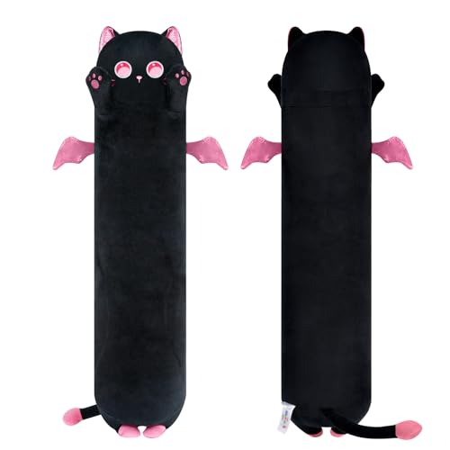 Mewaii 90CM Kuscheltier Rosa Katze mit großen Augen Plüschkissen Stofftiere Lang Plüschtier Ausgestopftes Tier Spielzeug Kuschelkissen Geschenk Plüschkissen Mewaii 90CM Kuscheltier Rosa Katze mit großen Augen Plüschkissen Stofftiere Lang Plüschtier Ausgestopftes Tier Spielzeug Kuschelkissen Geschenk Plüschkissen von Mewaii