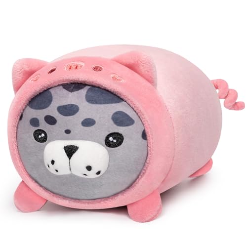 Mewaii Robbenschwein Plüschtier,Kawaii Schwein Plüschtiere Spielzeug,Anime Plüschtier,Süße Plüschtier Geschenk für Mädchen,Jungen und Männer (20 cm) von Mewaii