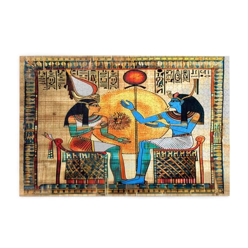 Mexpekil 1000 Teile Puzzles für Erwachsene Ägypten Papyrus Frauen Holzpuzzles Herausfordernde Puzzlespiele für Jugendliche Geschenke Mexpekil 1000 Teile Puzzles für Erwachsene Ägypten Papyrus Frauen Holzpuzzles Herausfordernde Puzzlespiele für Jugendliche Geschenke von Mexpekil